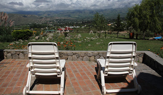 Fotos de la Piscina y Jardín de Posada La Guadalupe en Tafí del Valle, provincia de Tucumán, Argentina