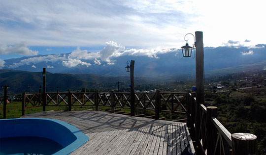 Fotos de la Piscina y Jardín de Posada La Guadalupe en Tafí del Valle, provincia de Tucumán, Argentina