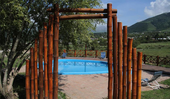 Fotos de la Piscina y Jardín de Posada La Guadalupe en Tafí del Valle, provincia de Tucumán, Argentina