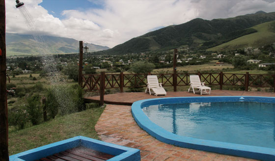 Fotos de la Piscina y Jardín de Posada La Guadalupe en Tafí del Valle, provincia de Tucumán, Argentina