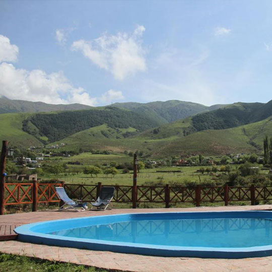 Piscina y Solarium de Posada La Guadalupe